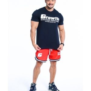 CAMISETA PRETA GROWTH TRADEMARK - GROWTH SUPPLEMENTS